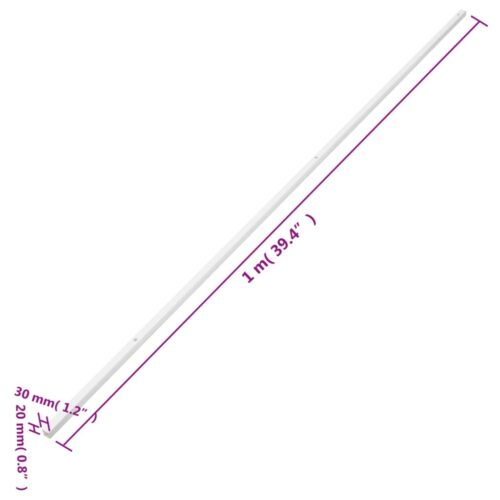 Cable Trunking 30x20mm 30M PVC Cord Cover Ducting Management - Image 9