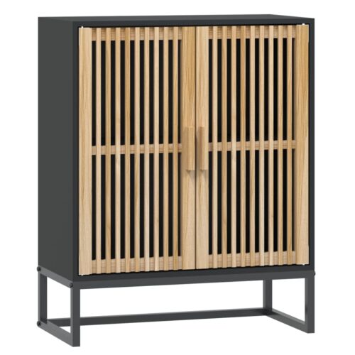 Sideboard Black 60x30x75cm Engineered Wood