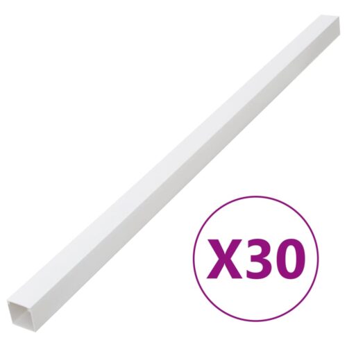 Cable Trunking 40x25mm 30M PVC Cord Cover Ducting Management