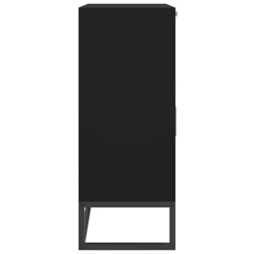 Sideboard Black 60x30x75cm Engineered Wood - Image 6