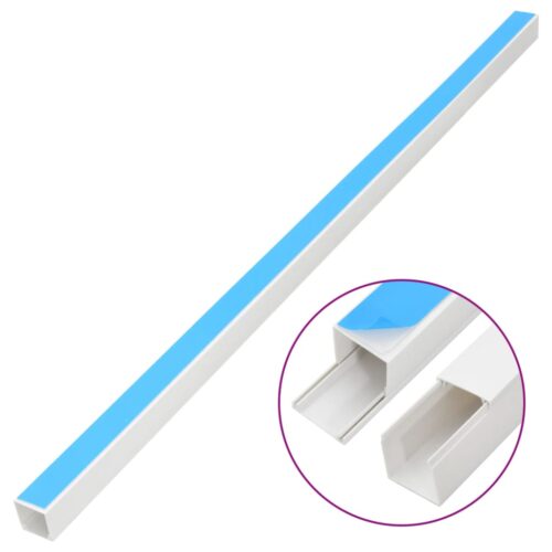Cable Trunking Self-Adhesive 30x20mm 30M PVC Cord Cover Ducting Management - Image 3