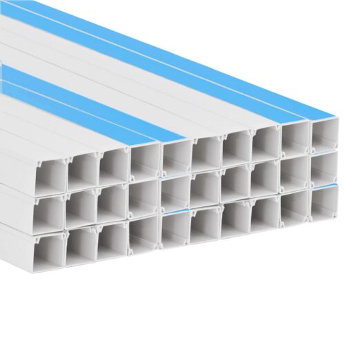 Cable Trunking Self-Adhesive 30x20mm 30M PVC Cord Cover Ducting Management - Image 5