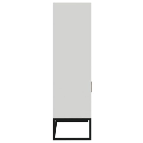 Highboard White 60x35x125cm Engineered Wood - Image 6