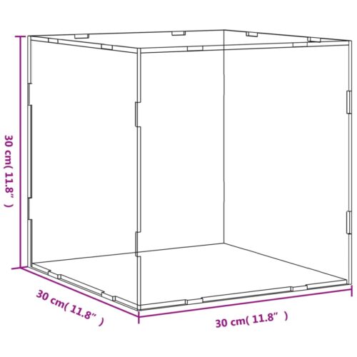 Display Box Transparent 30x30x30cm Acrylic - Image 6