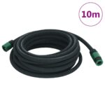 Garden Soaker Hose Black 0.6" 10M Rubber