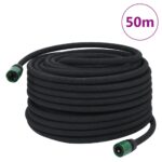 Garden Soaker Hose Black 0.6" 50M Rubber