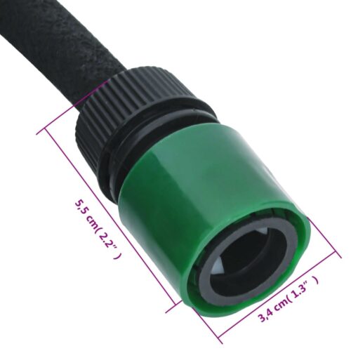 Garden Soaker Hose Black 0.6" 50M Rubber - Image 8