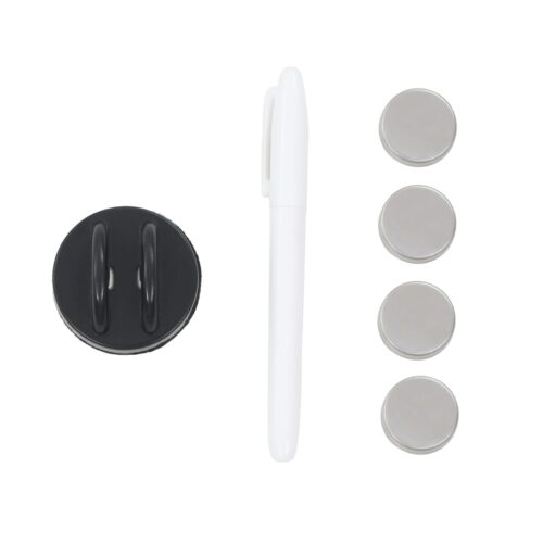 Wall Mounted Magnetic Blackboard Glass 100x60cm - Image 4
