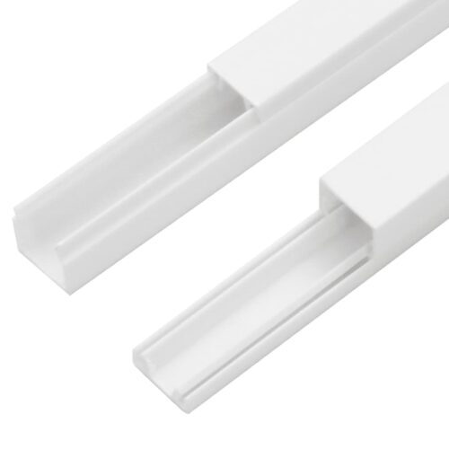 Cable Trunking 20x10mm 10M PVC Cord Cover Ducting Management - Image 6