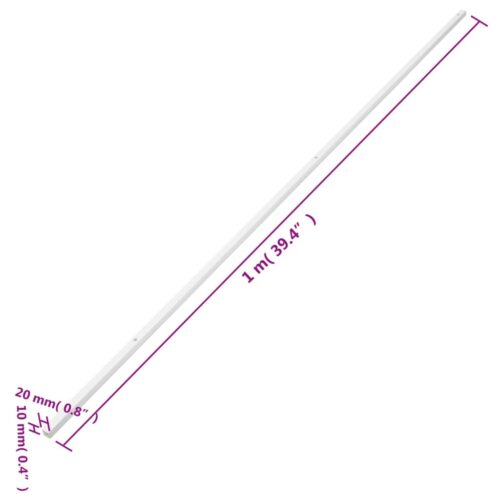 Cable Trunking 20x10mm 10M PVC Cord Cover Ducting Management - Image 9