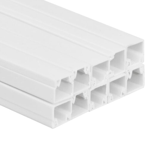 Cable Trunking 25x16mm 10M PVC Cord Cover Ducting Management - Image 5