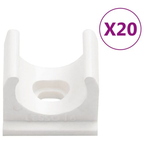 Cable Trunkings with Clips 16mm 10M PVC Cord Cover Ducting Management - Image 4