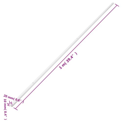 Cable Trunking 20x10mm 30M PVC Cord Cover Ducting Management - Image 9