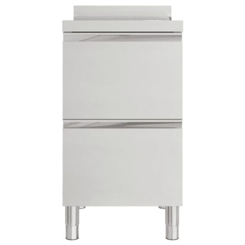 Commercial Kitchen Cabinet with 2 Drawers 50x60x96cm - Image 3