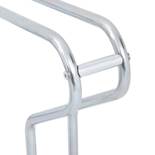 Bicycle Stand for 2 Bikes Floor Freestanding Galvanised Steel - Image 6