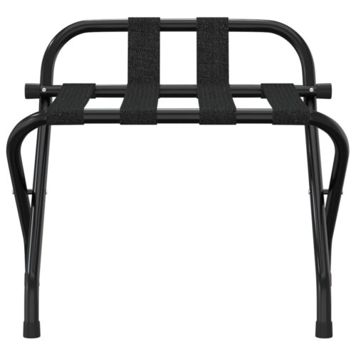 Luggage Rack with Backrest Black 56x39x52cm - Image 3