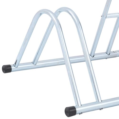 Bicycle Stand for 4 Bikes Floor Freestanding Galvanised Steel - Image 7