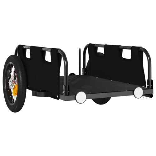 Bike Trailer Black Oxford Fabric Iron - Image 4