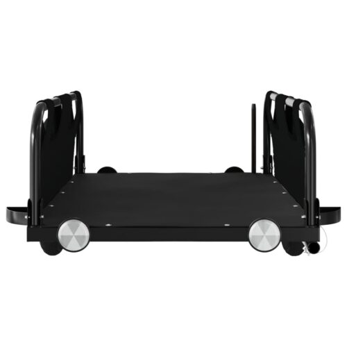 Bike Trailer Black Oxford Fabric Iron - Image 5