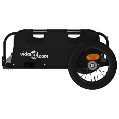 Bike Trailer Black Oxford Fabric Iron - Image 6