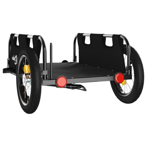 Bike Trailer Black Oxford Fabric Iron - Image 7