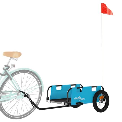 Bike Trailer Blue Oxford Fabric Iron - Image 3