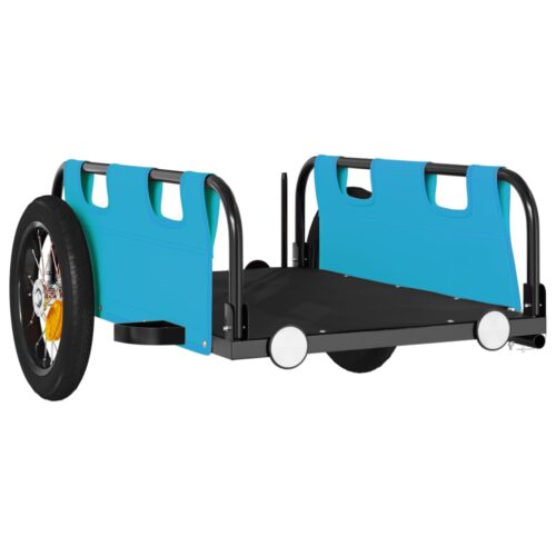 Bike Trailer Blue Oxford Fabric Iron - Image 4