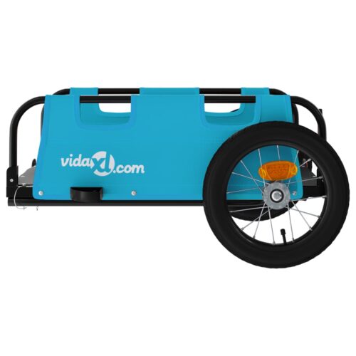 Bike Trailer Blue Oxford Fabric Iron - Image 6