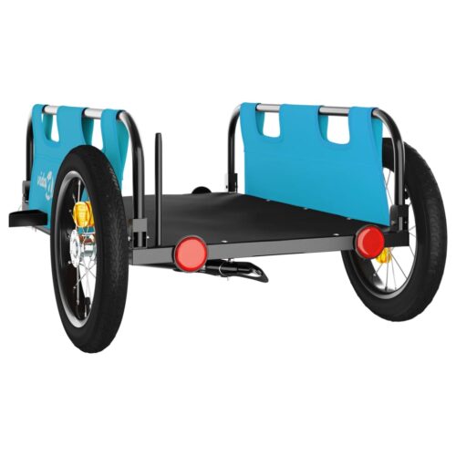 Bike Trailer Blue Oxford Fabric Iron - Image 7