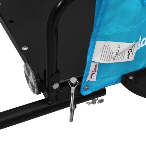 Bike Trailer Blue Oxford Fabric Iron - Image 9