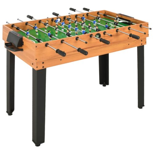 15-in-1 Multi Game Table Foosball 121x61x82cm Maple