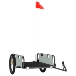 Bike Trailer Grey Oxford Fabric Iron