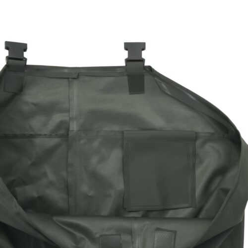 Waterproof Chest Waders with Boots PVC Hunting Fishing Tackle Wading Pants Green Size 45 - Image 5