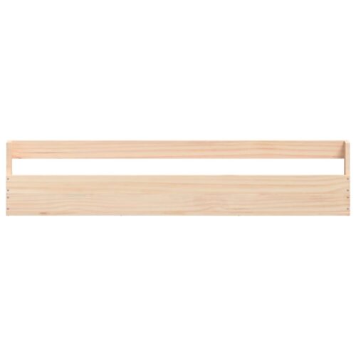 Wall-Mounted Shoe Racks 2pcs 110x9x23cm Solid Wood Pine - Image 6