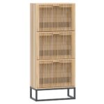 Shoe Cabinet 52x25x120cm Engineered Wood