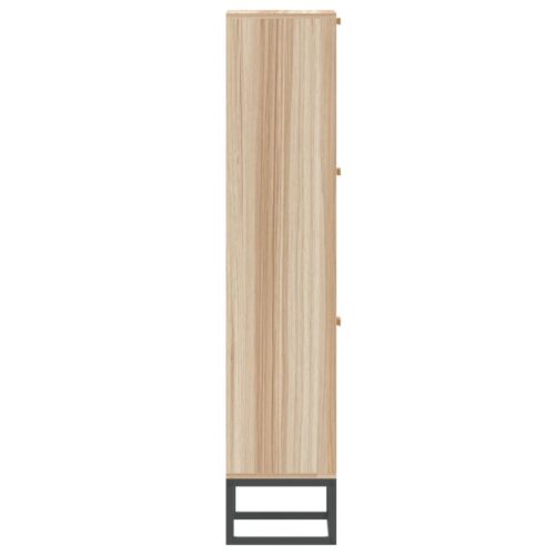 Shoe Cabinet 52x25x120cm Engineered Wood - Image 5