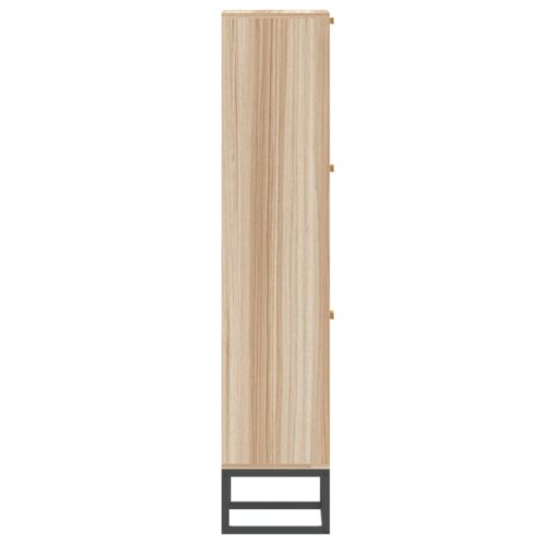Shoe Cabinet 52x25x120cm Engineered Wood - Image 7