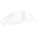 Steel Frame Greenhouse Walk-in Garden Shed Plant Storage House White 5x2x2.3m