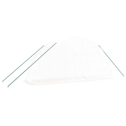 Steel Greenhouse Walk-in Tunnel Plant Garden Shed Grow House Dome White 6x2x2.85m - Image 3