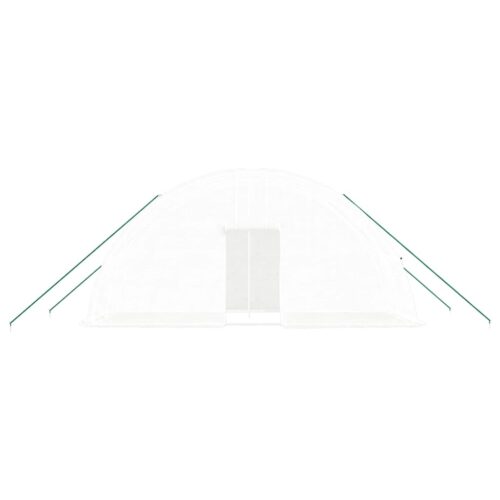 Steel Greenhouse Walk-in Tunnel Plant Garden Shed Grow House Dome White 6x2x2.85m - Image 4