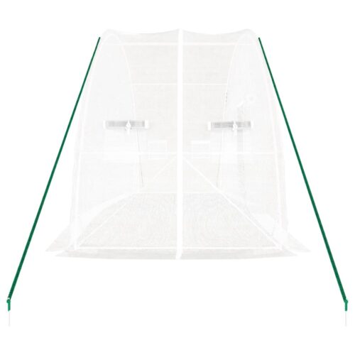Steel Greenhouse Walk-in Tunnel Plant Garden Shed Grow House Dome White 6x2x2.85m - Image 5