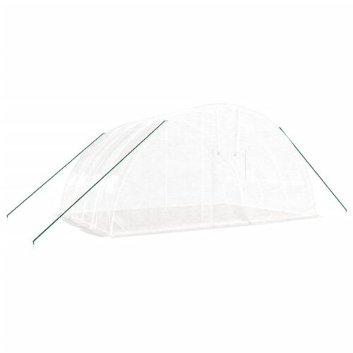 Greenhouse with Steel Frame White 6x4x2.85m - Image 3
