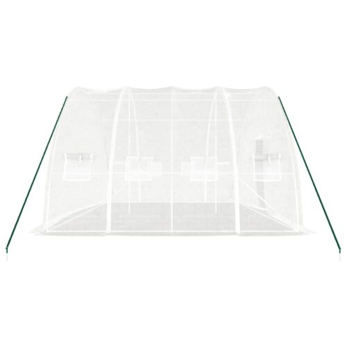Greenhouse with Steel Frame White 6x4x2.85m - Image 5