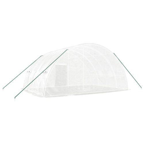 Greenhouse with Steel Frame White 6x4x2.85m - Image 6