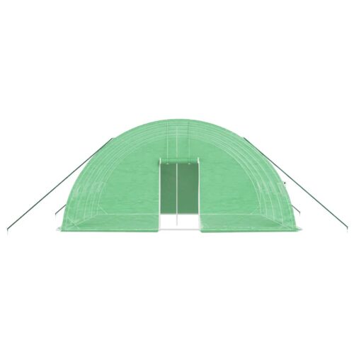 Steel Greenhouse Walk-in Tunnel Plant Garden Shed Grow House Dome Green 6x4x2.85m - Image 4