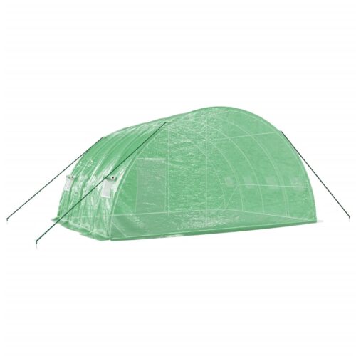 Steel Greenhouse Walk-in Tunnel Plant Garden Shed Grow House Dome Green 6x4x2.85m - Image 6