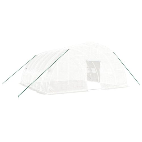 Greenhouse with Steel Frame White 6x6x2.85 m - Image 13