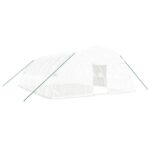 Greenhouse with Steel Frame White 8x6x2.85m