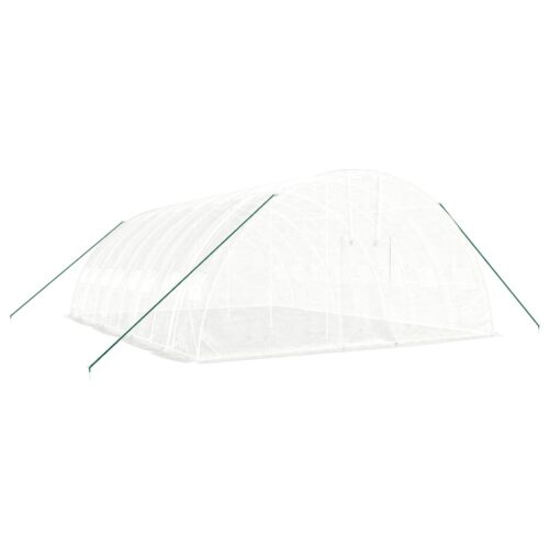 Greenhouse with Steel Frame White 8x6x2.85m - Image 3