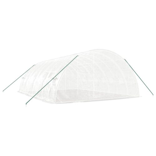 Greenhouse with Steel Frame White 8x6x2.85m - Image 6
